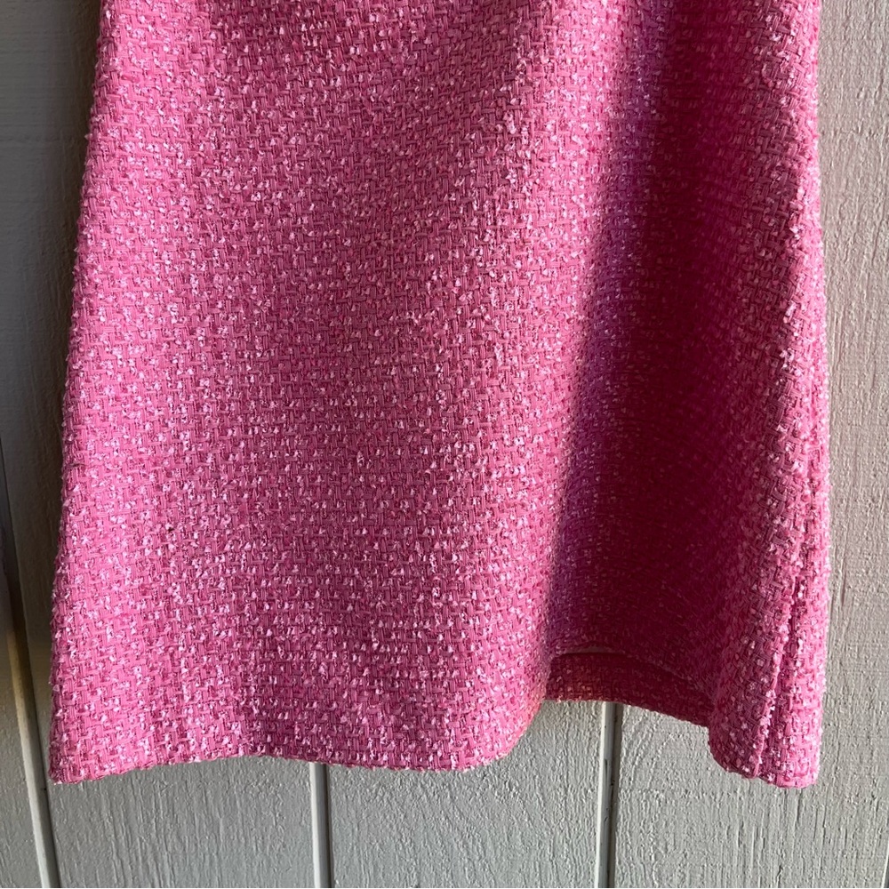 Tuckernuck Hyacinth House Pink Tweed & Pearl Petra Mini Dress Size S - Picture 11 of 13
